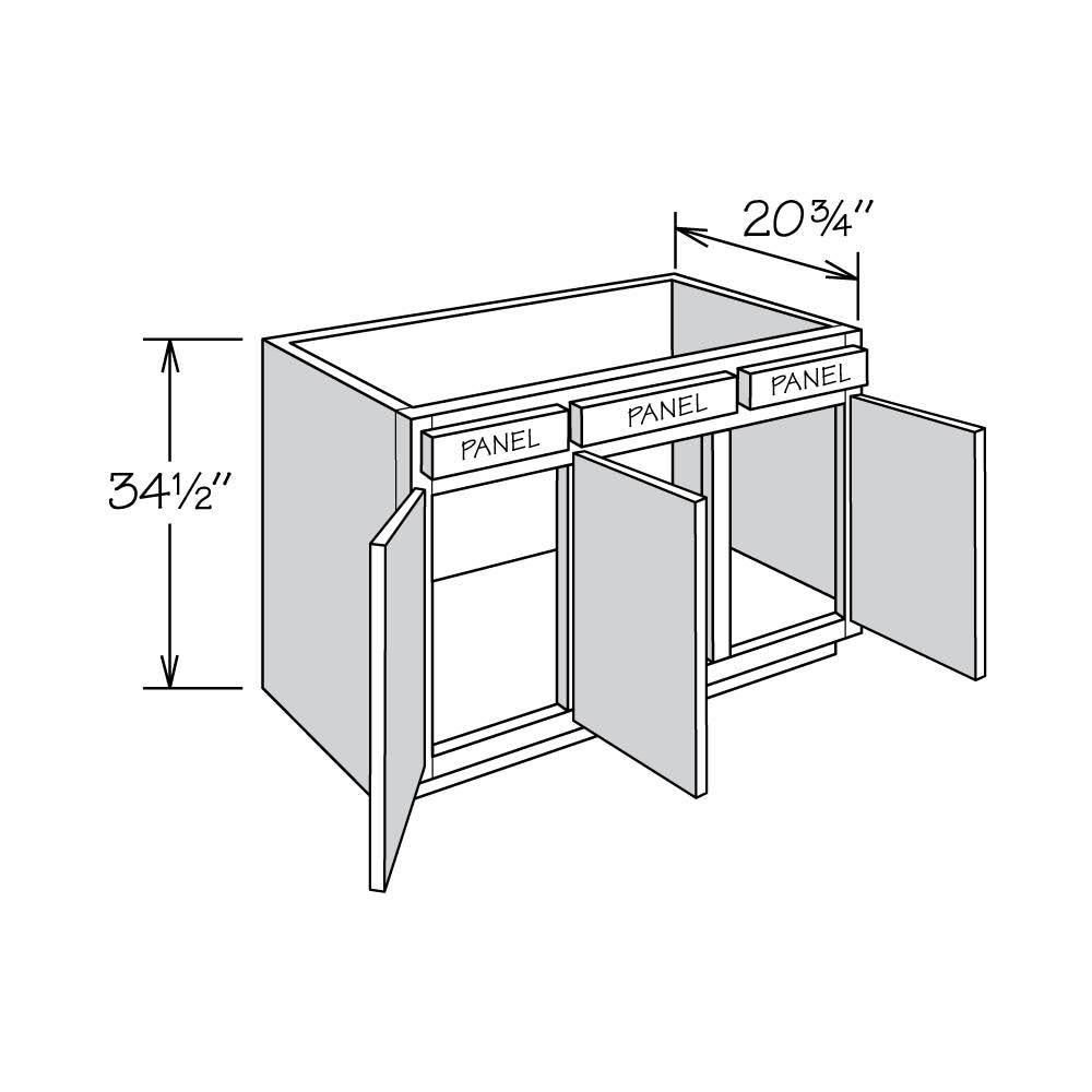 Gray Stone Bathroom Vanity Cabinet C432