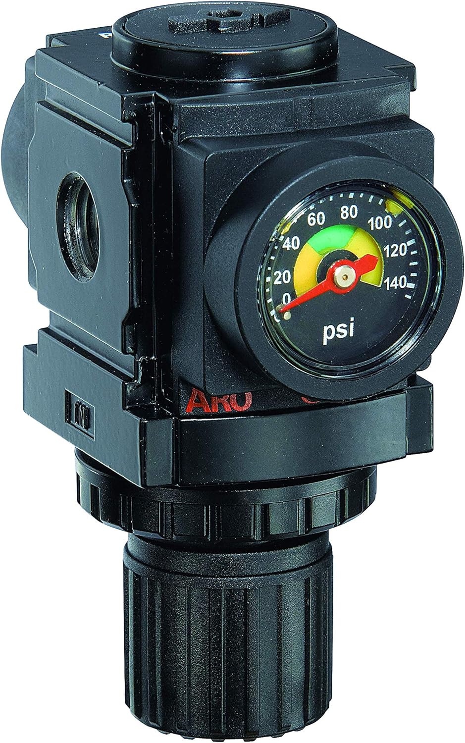 Air Regulator 1/2" NPT with Gauge, 250 psi Max Inlet, Pack of 2 W129