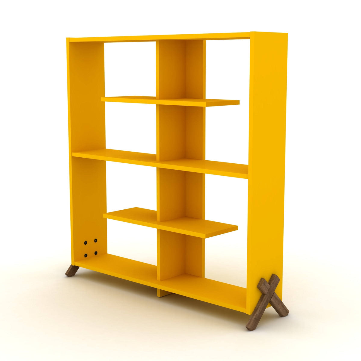 White Bookcase D982