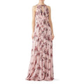Blush Printed Floral Gown A111795
