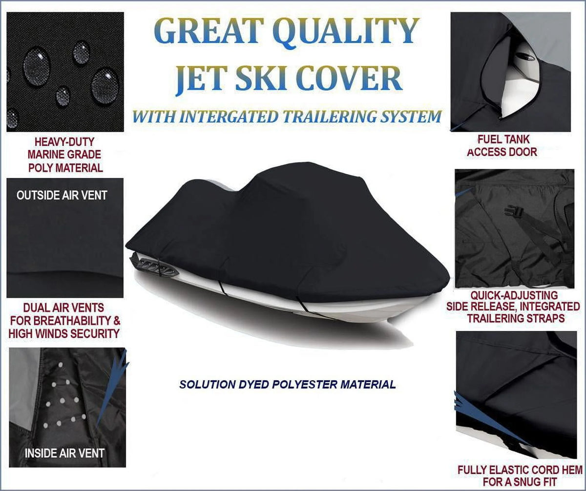 BLACK 600 DENIER JetSki Cover W71232