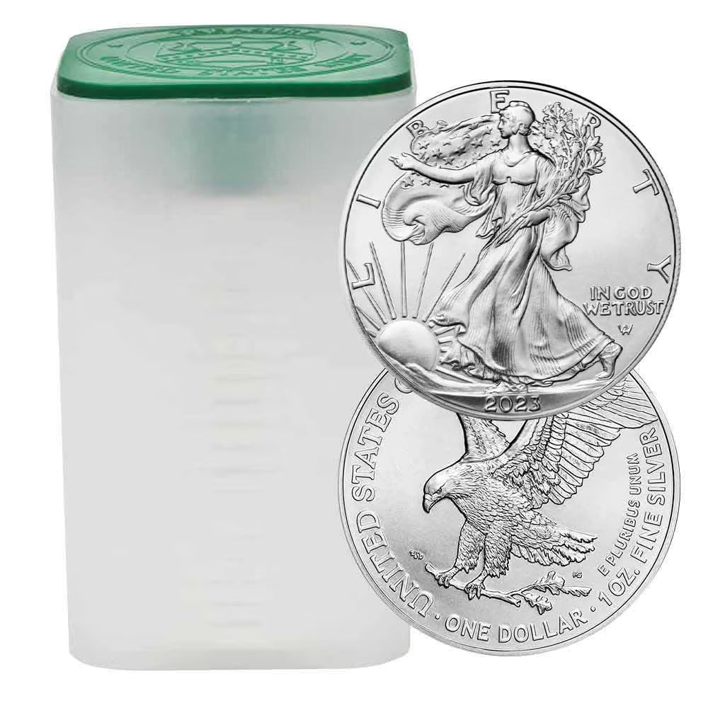 20 - 2023 $1 American Silver Eagle 1 oz BU L380364