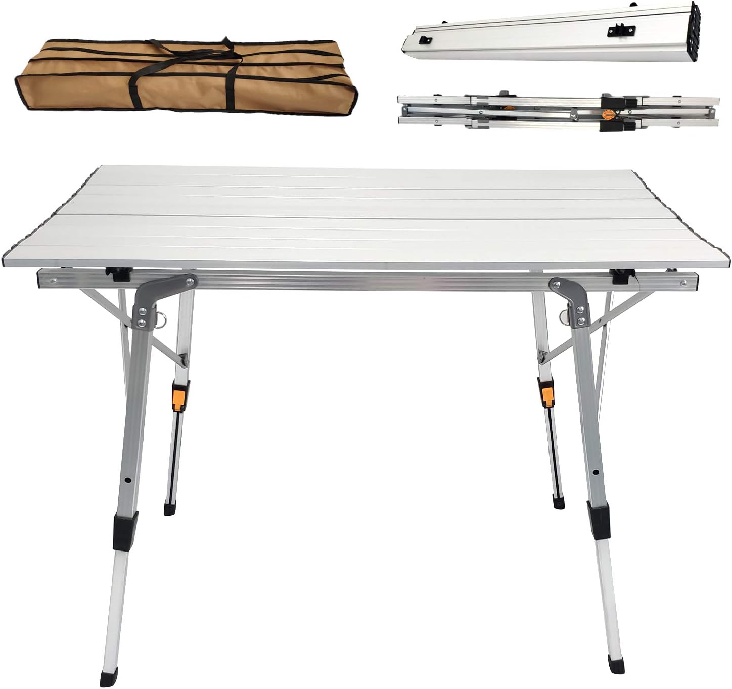 Camping Table with Adjustable Legs A84436