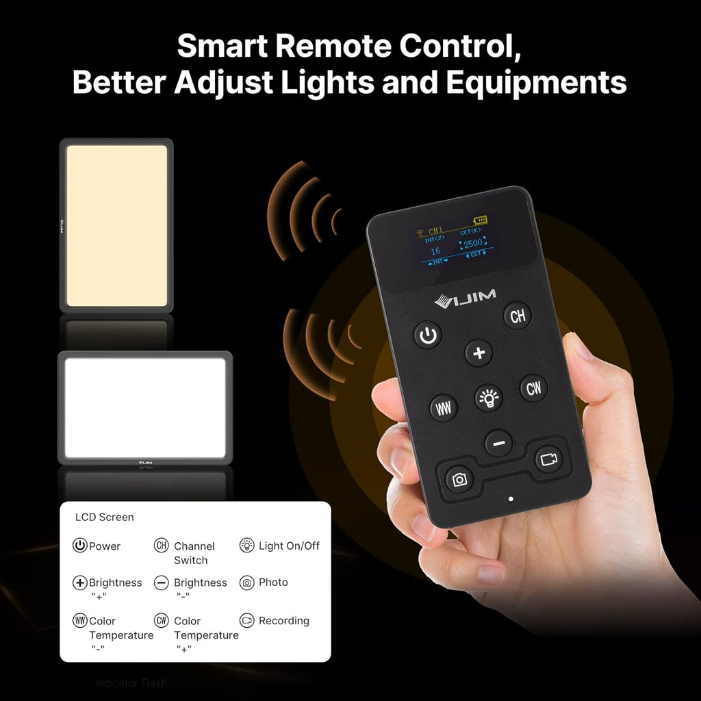 11in LED Key Light with Controller Extendable Studio Lighting K949911