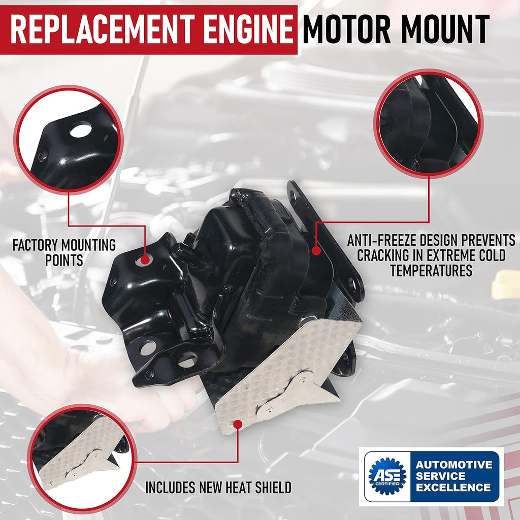 Engine Mount Set of 2 with Heat Shield C801989