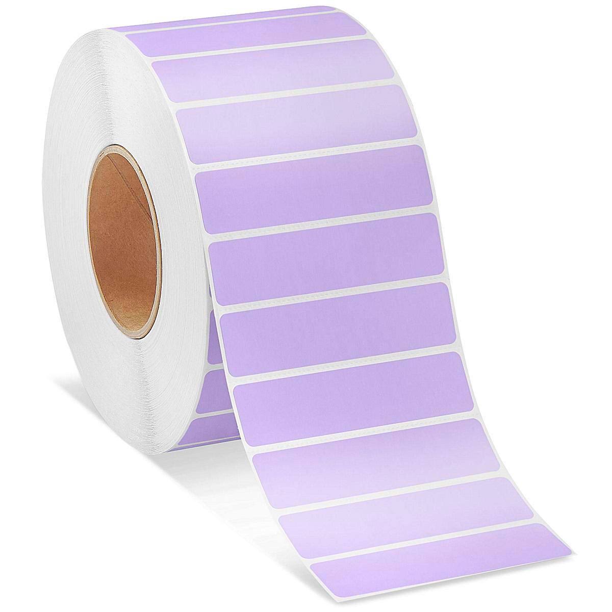Purple Thermal Transfer Labels, 4 x 1 N85948