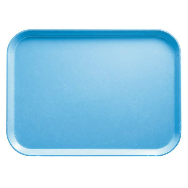 Robin Blue Rectangular Serving Trays, 14 x 18, Pack W417