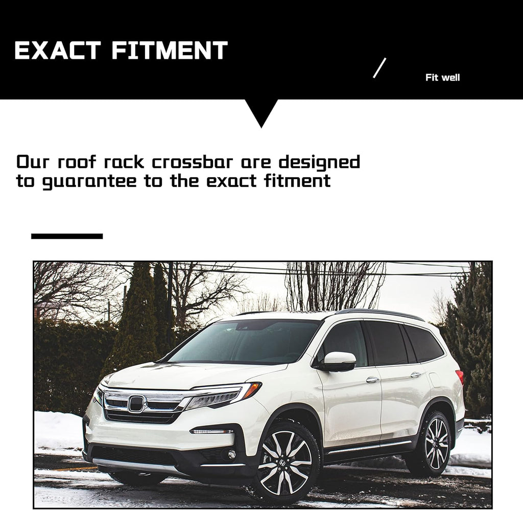 Black Roof Rack Cross Bars T178362