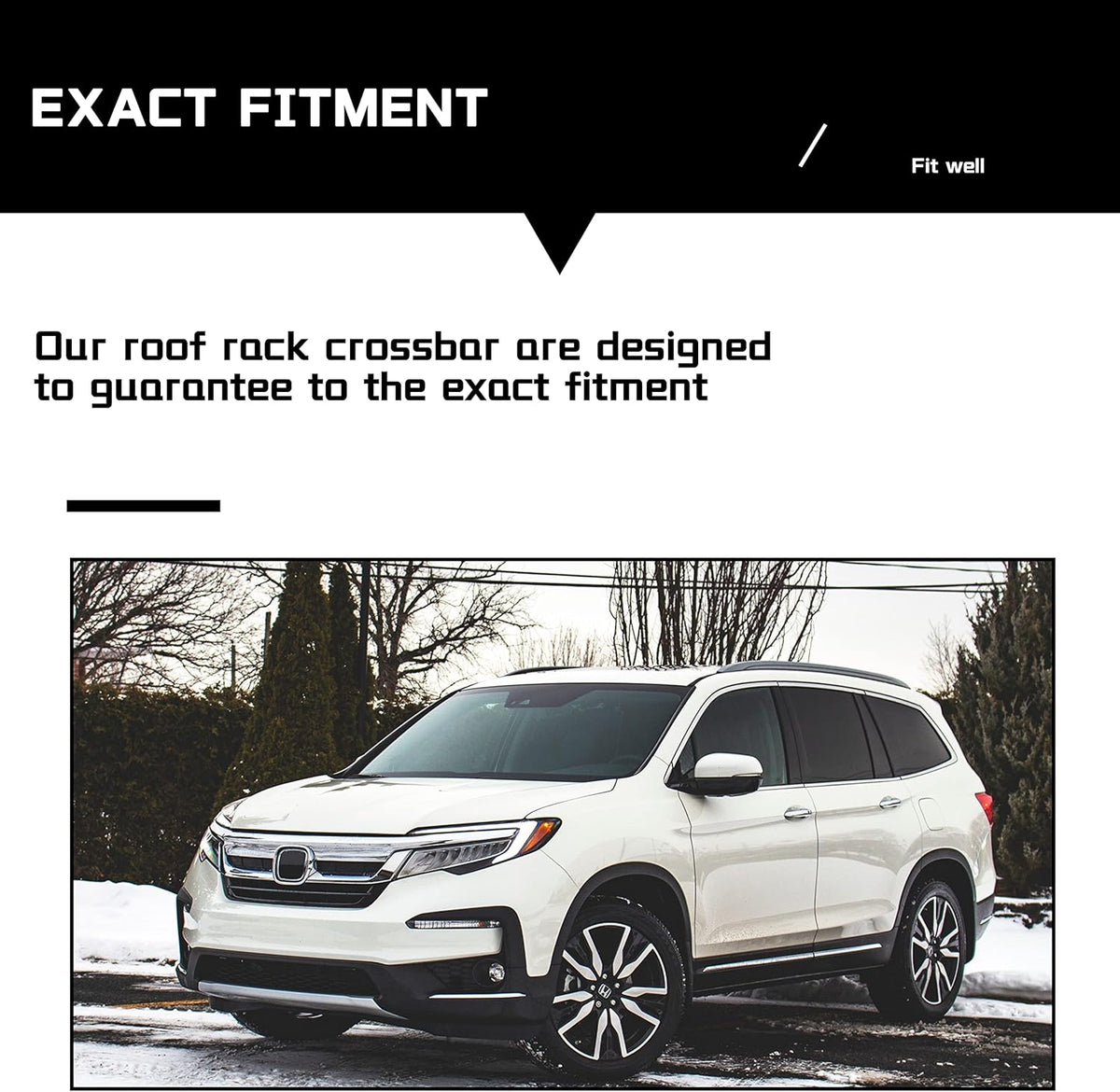 Black Roof Rack Cross Bars T178362