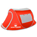 Pop-Up 2 Person Water Resistant Barrel Style Tent with Rain Fly and Carry Bag H70541