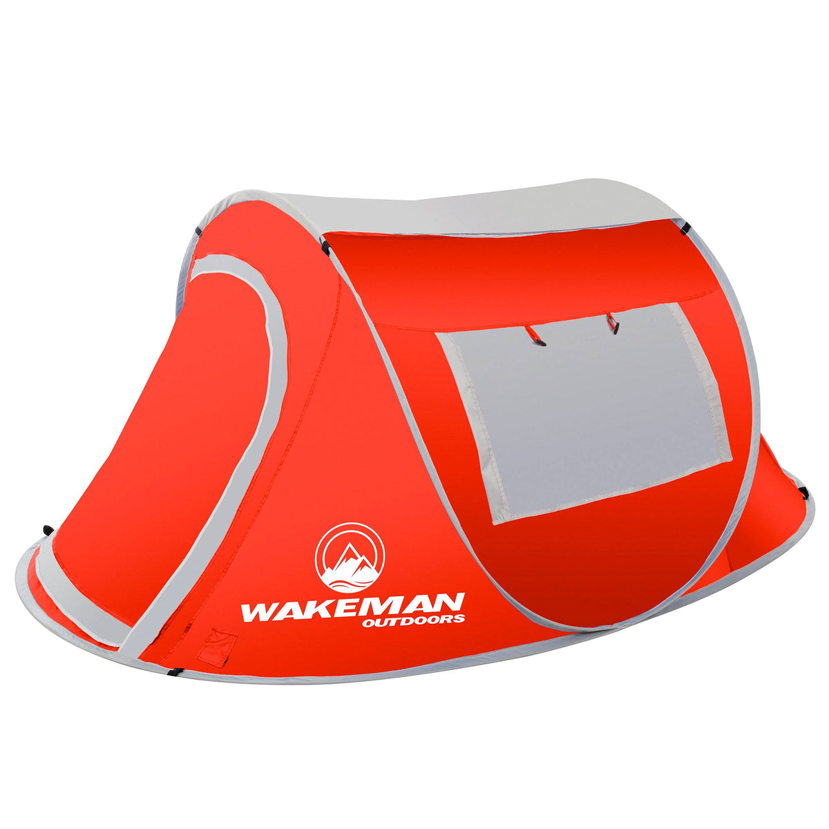 Pop-Up 2 Person Water Resistant Barrel Style Tent with Rain Fly and Carry Bag H70541