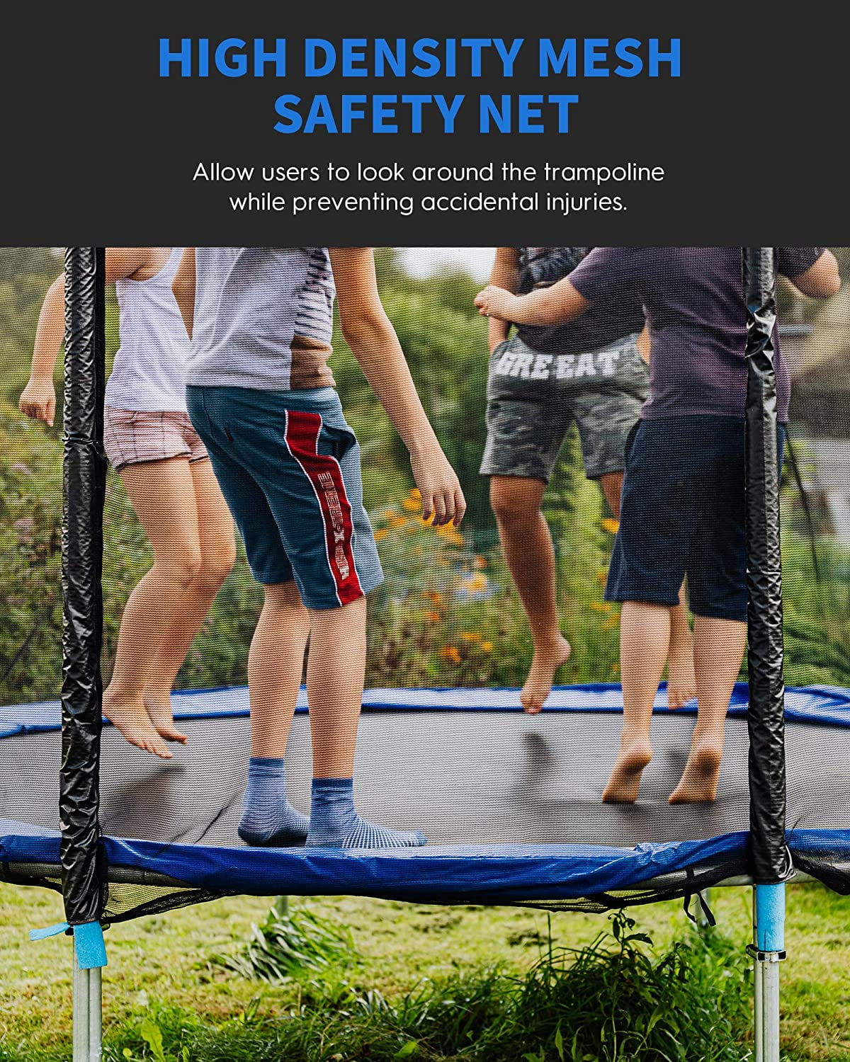 14FT Trampoline with Safety Enclosure N724597