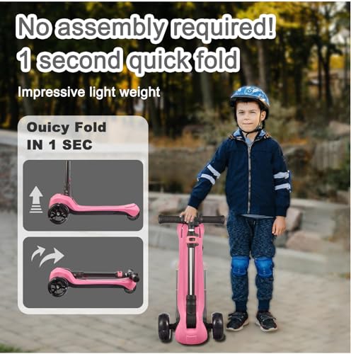 3 Wheel Electric Scooter with LED Display and Folding T4269