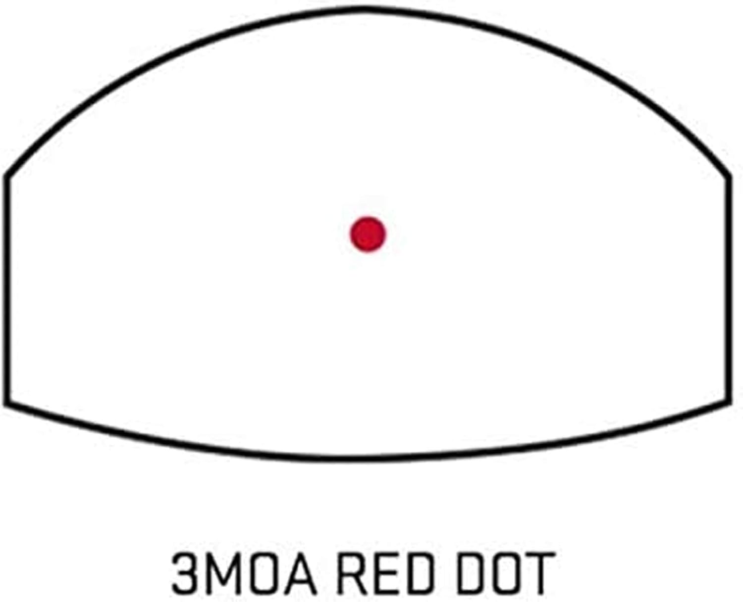 3 MOA Red Dot Reflex Sight with Lens Cleaning Kit D983437