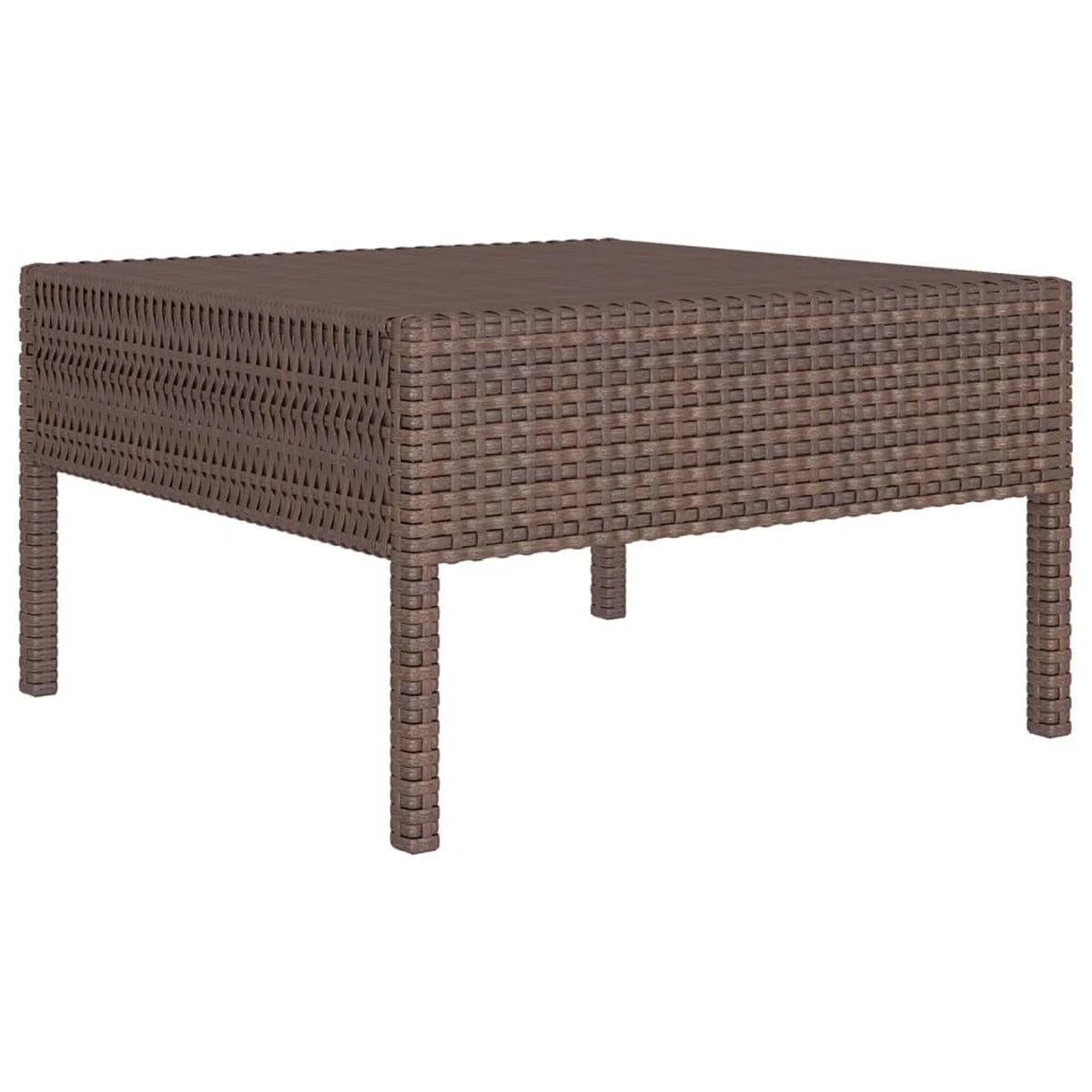 12 Piece Brown Poly Rattan Sectional Outdoor Furniture Set A924