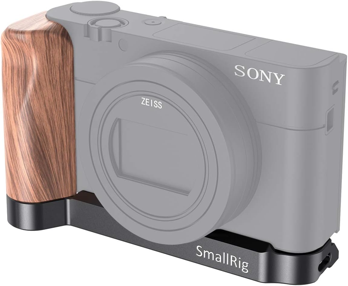 L-Shape Bracket Wooden Grip for RX100 Camera E798266