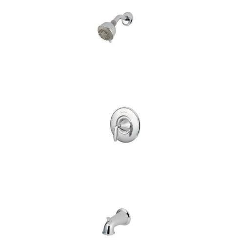 Polished Chrome Tub and Shower Faucet L174