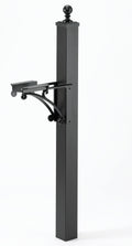 Black Extended Deluxe Capitol Post & Brackets G719937