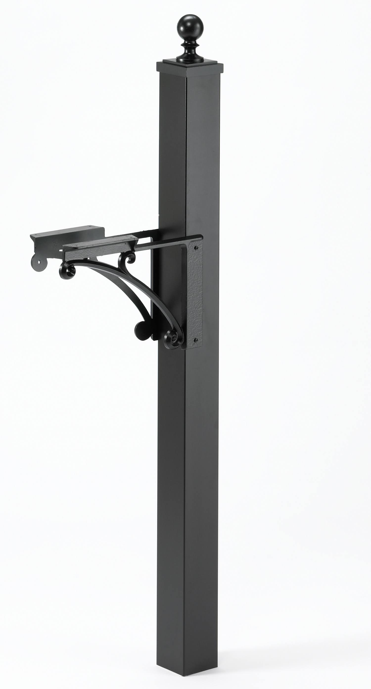 Black Extended Deluxe Capitol Post & Brackets G719937