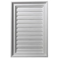 16x22W x 16x22H Vertical Urethane Gable Vent Louver F108