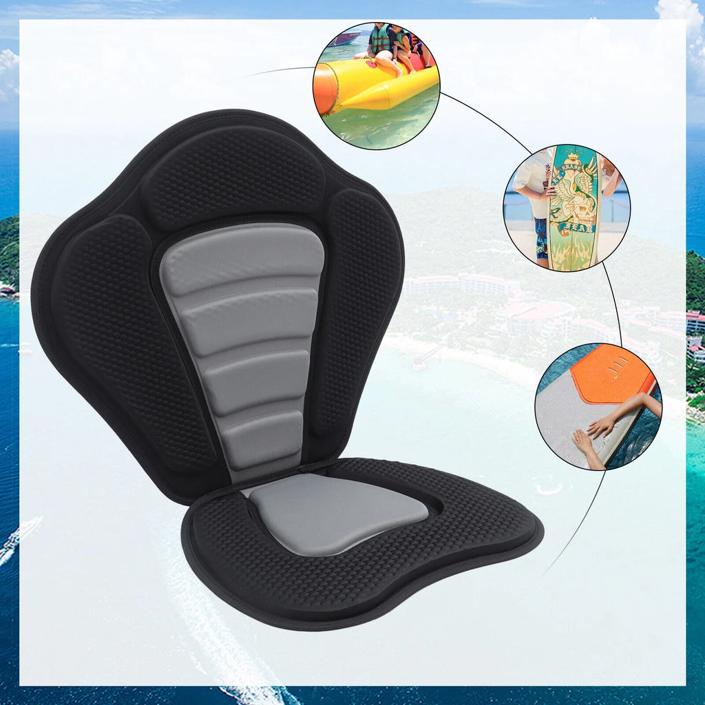 Padded Kayak Seat with Storage Bag Detachable Canoe Seat Q97225