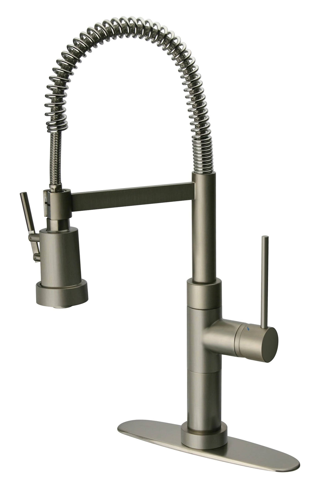 Brushed Nickel Single Handle Pull-Out Spray Kitchen Faucet T2048