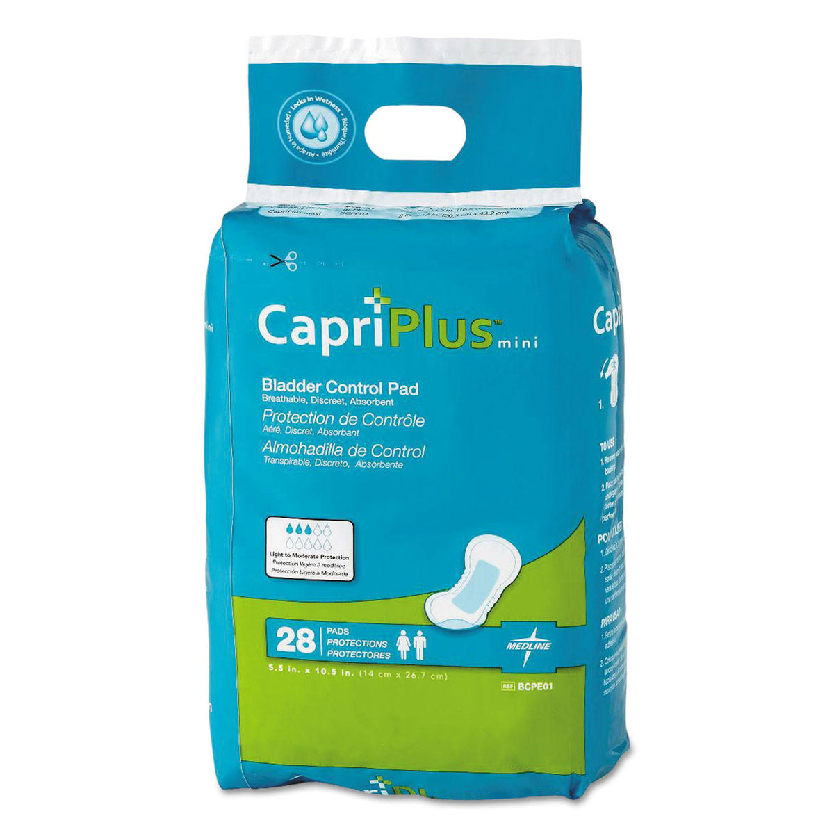 Bladder Control Pads, 5.5x22 x 10.5x22 O807