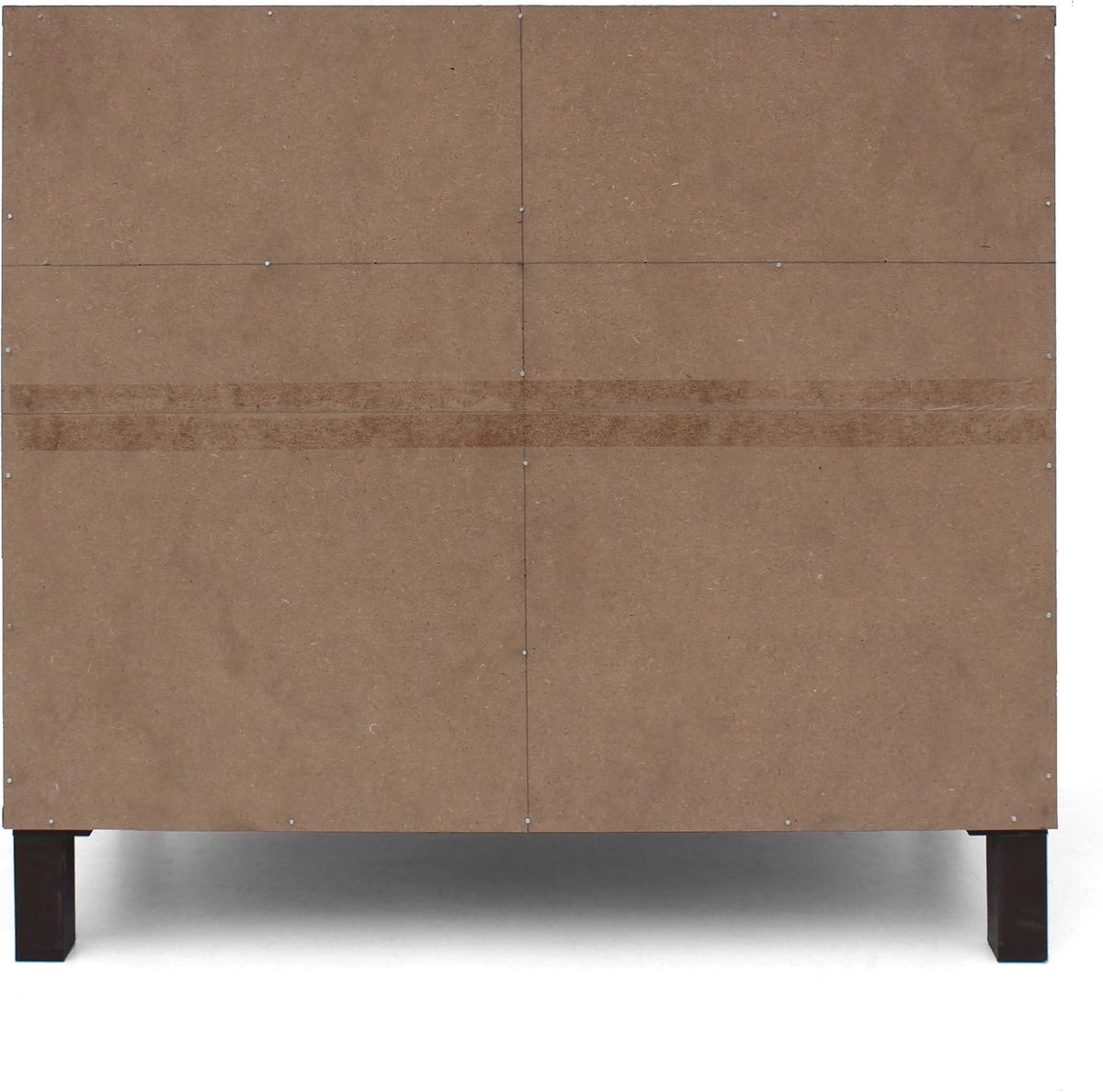 2-Shelf Faux Wood Cabinet, Walnut / Brown N3649