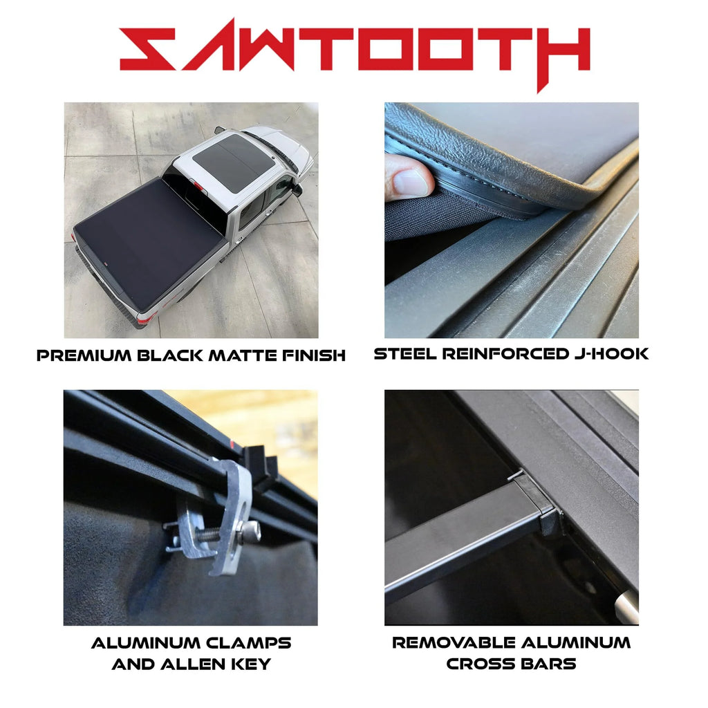 Sawtooth Expandable Tonneau Cover for Truck Bed K5633