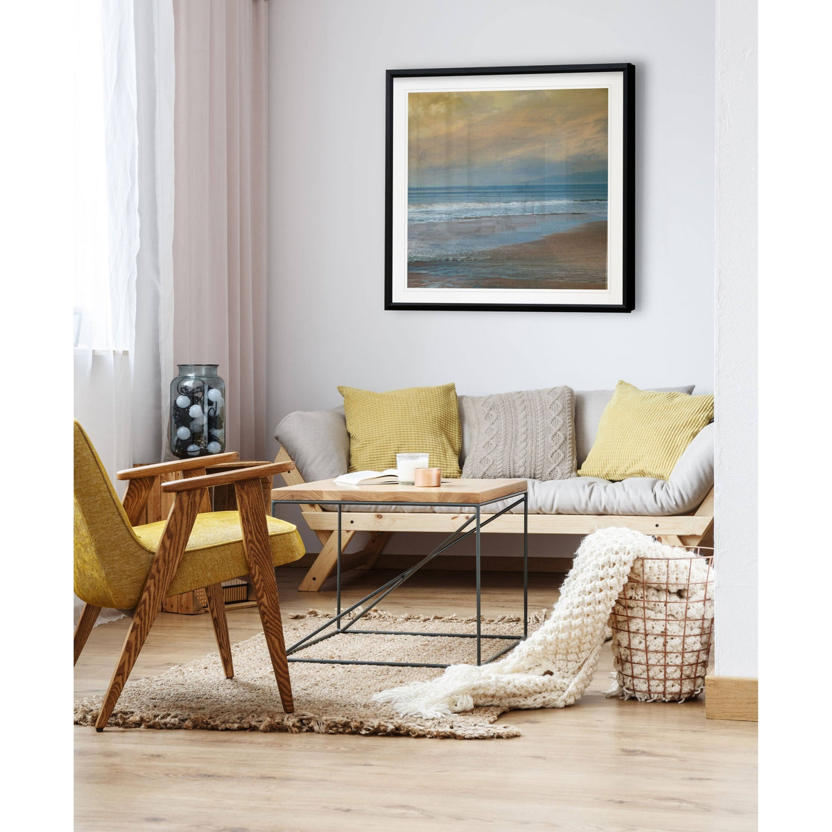 Framed Giclee Print 32x32 G663456