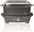6-Quart Oblong-Shaped Slow Cooker With Glass Cover C213587
