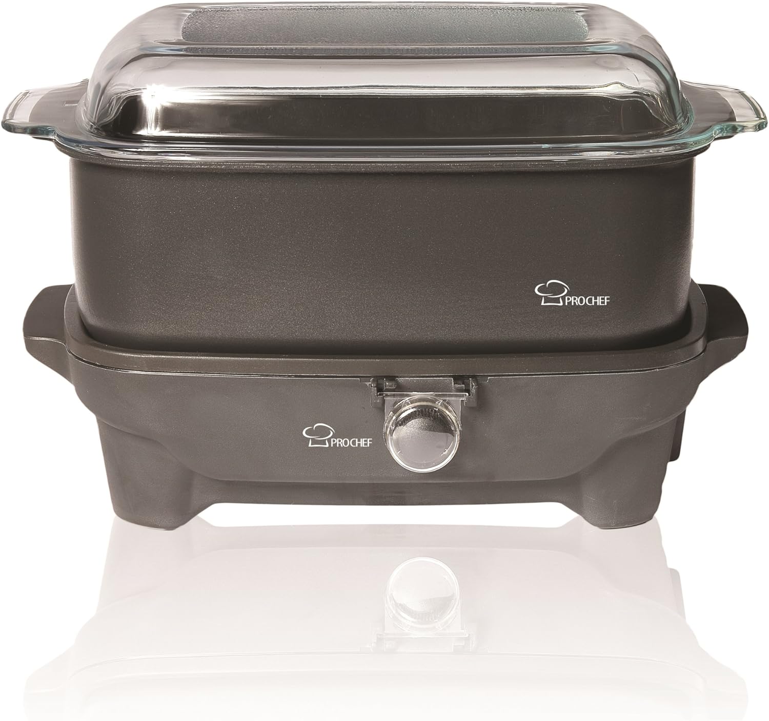 6-Quart Oblong-Shaped Slow Cooker With Glass Cover C213587