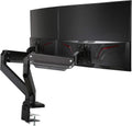 White Dual Monitor Arm Desk Mount P4246