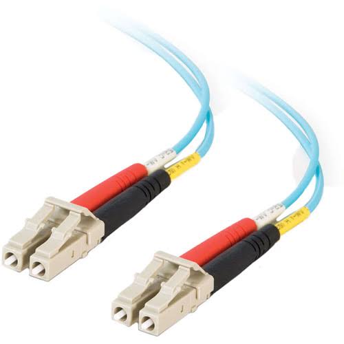 50m LC-SC 10GB 50/125 OM3 Duplex Multimode PVC Fiber Optic Cable V512
