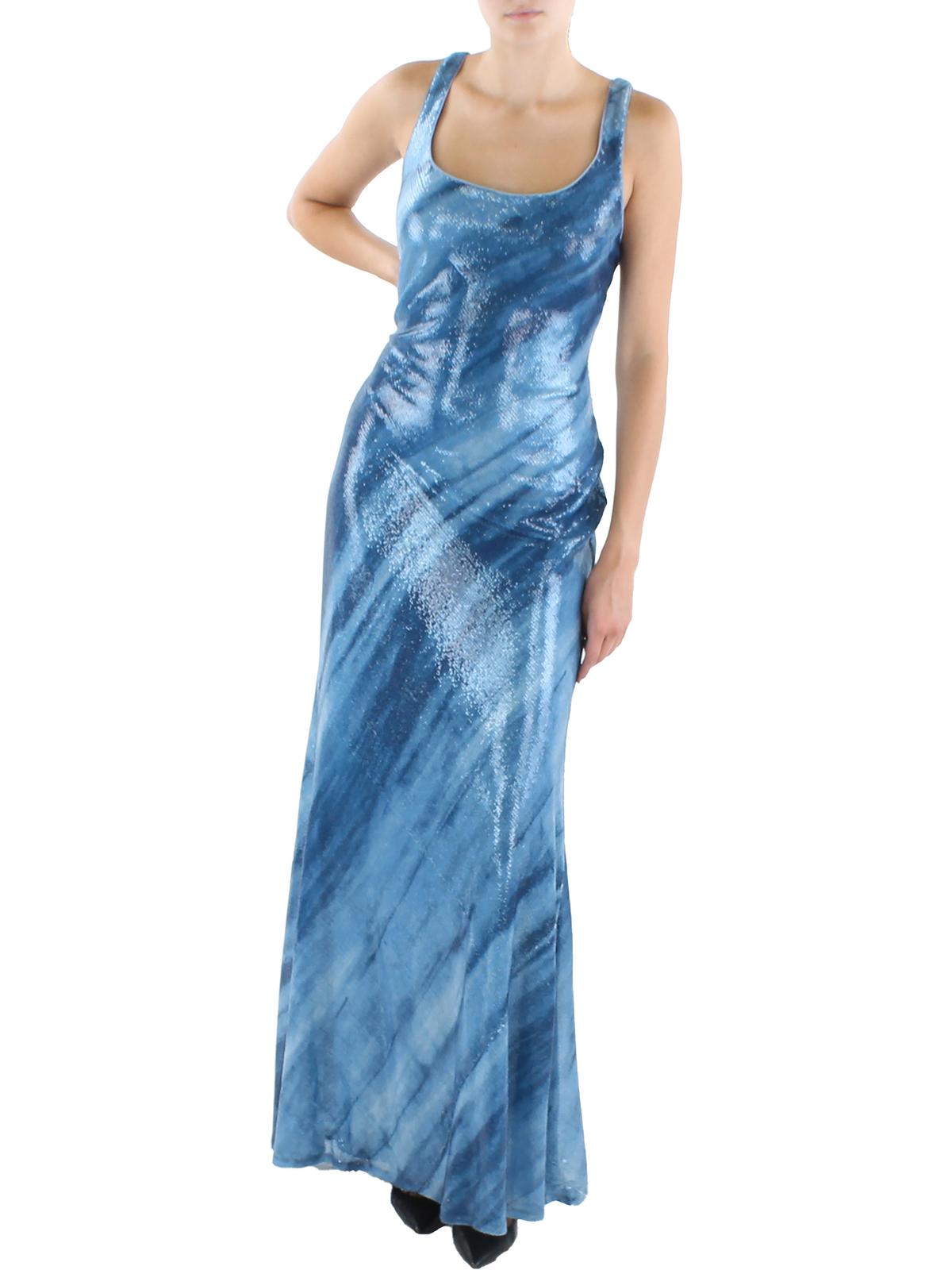 Sequined Maxi Evening Dress H72097