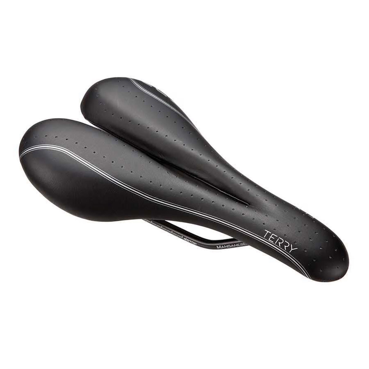 Black Leather Bike Saddle M3128