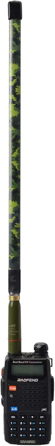 Tactical Foldable Dual Band Antenna, 144/430Mhz UHF VHF 15.3inch SMA-Female Antenna X2369