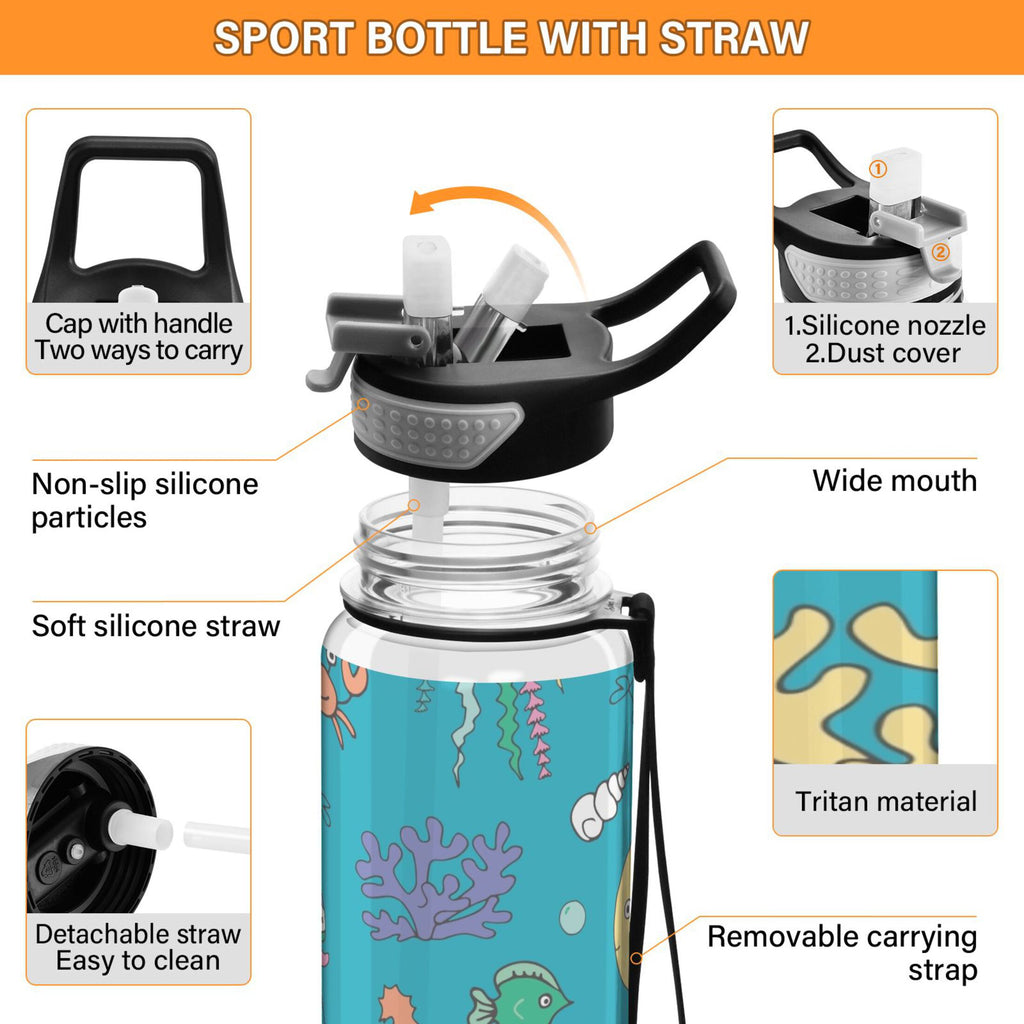 32oz Tritan Water Bottle with Straw T669
