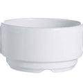 White 9 oz. Soup Bowl J807