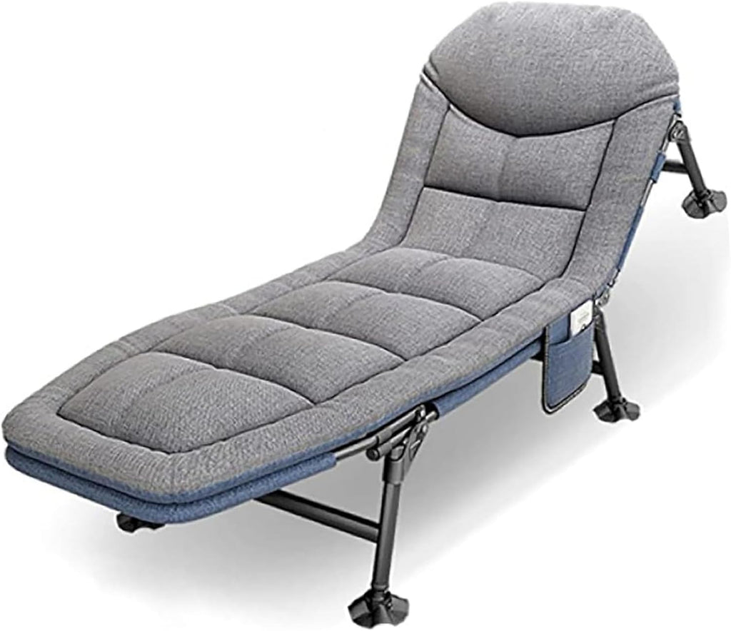 Heavy Duty Folding Camping Cot with Mattress I333