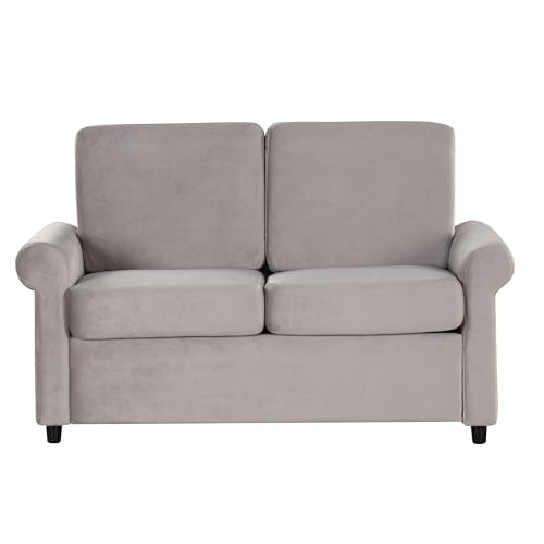 Black 3-in-1 Convertible Sleeper Sofa Bed with Adjustable Backrest X61924