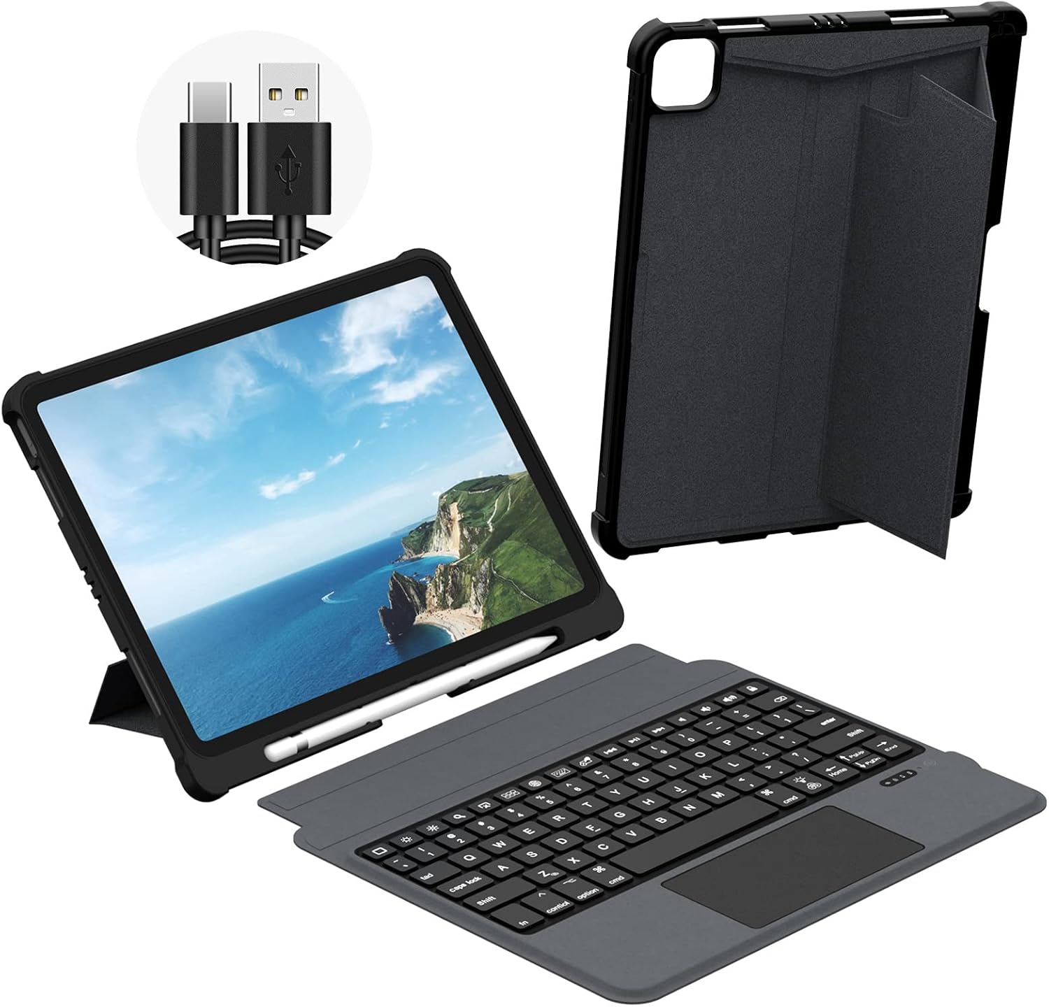 Backlit Keyboard Case for iPad Air 4th Gen 10.9 inch X2650