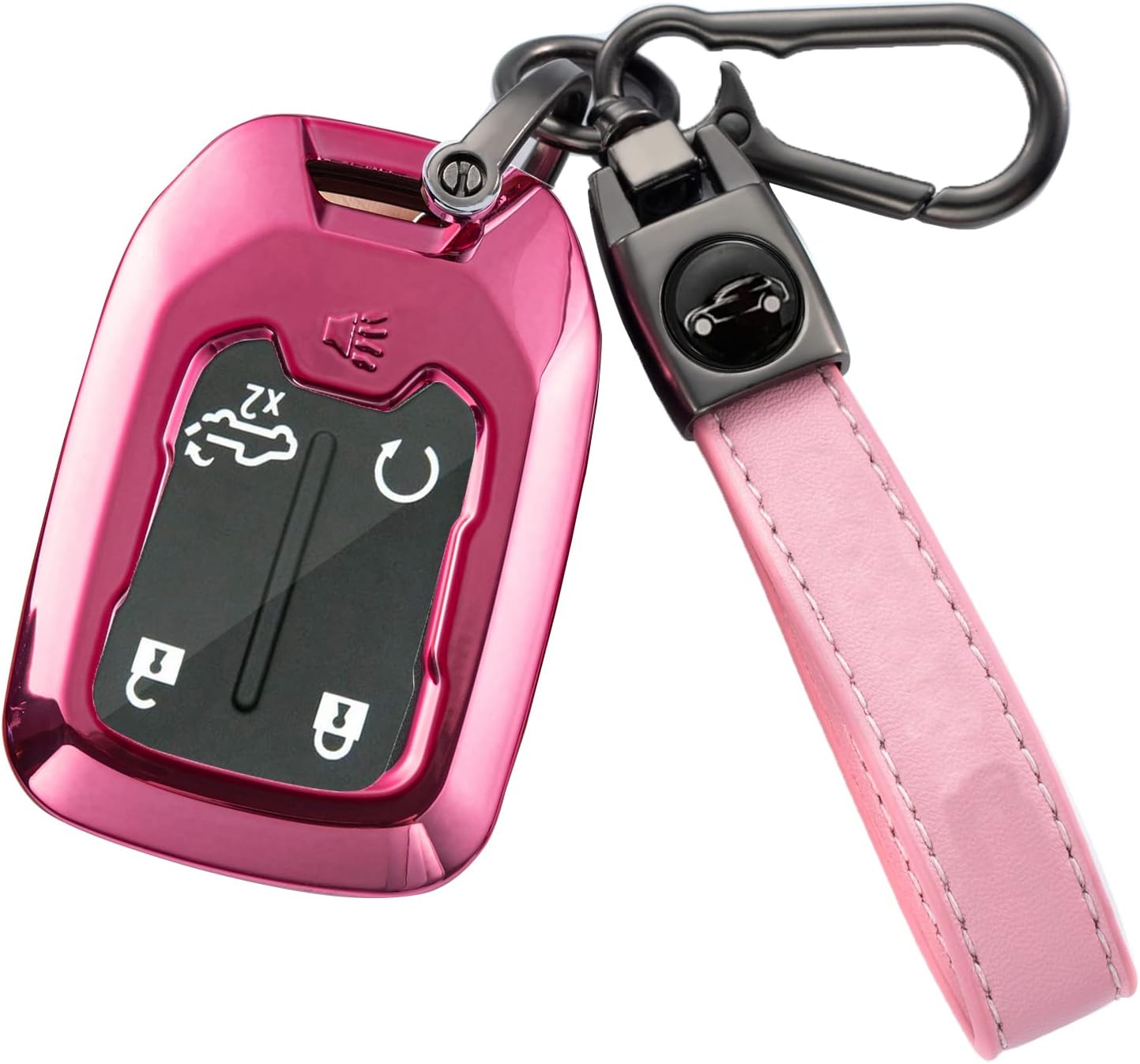 Red Smart Key Fob Cover Case U380