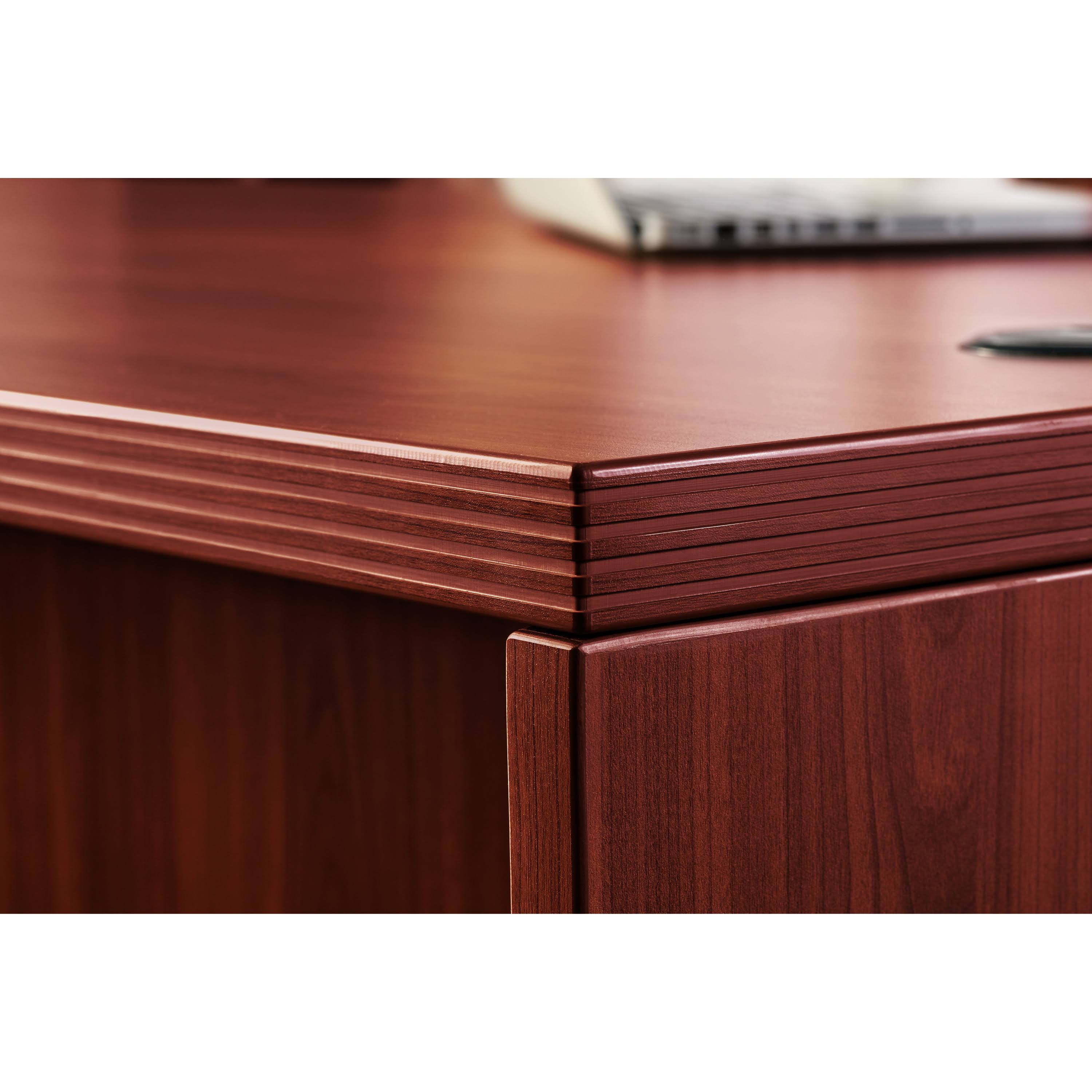 Mahogany Laminate Desking Q21441