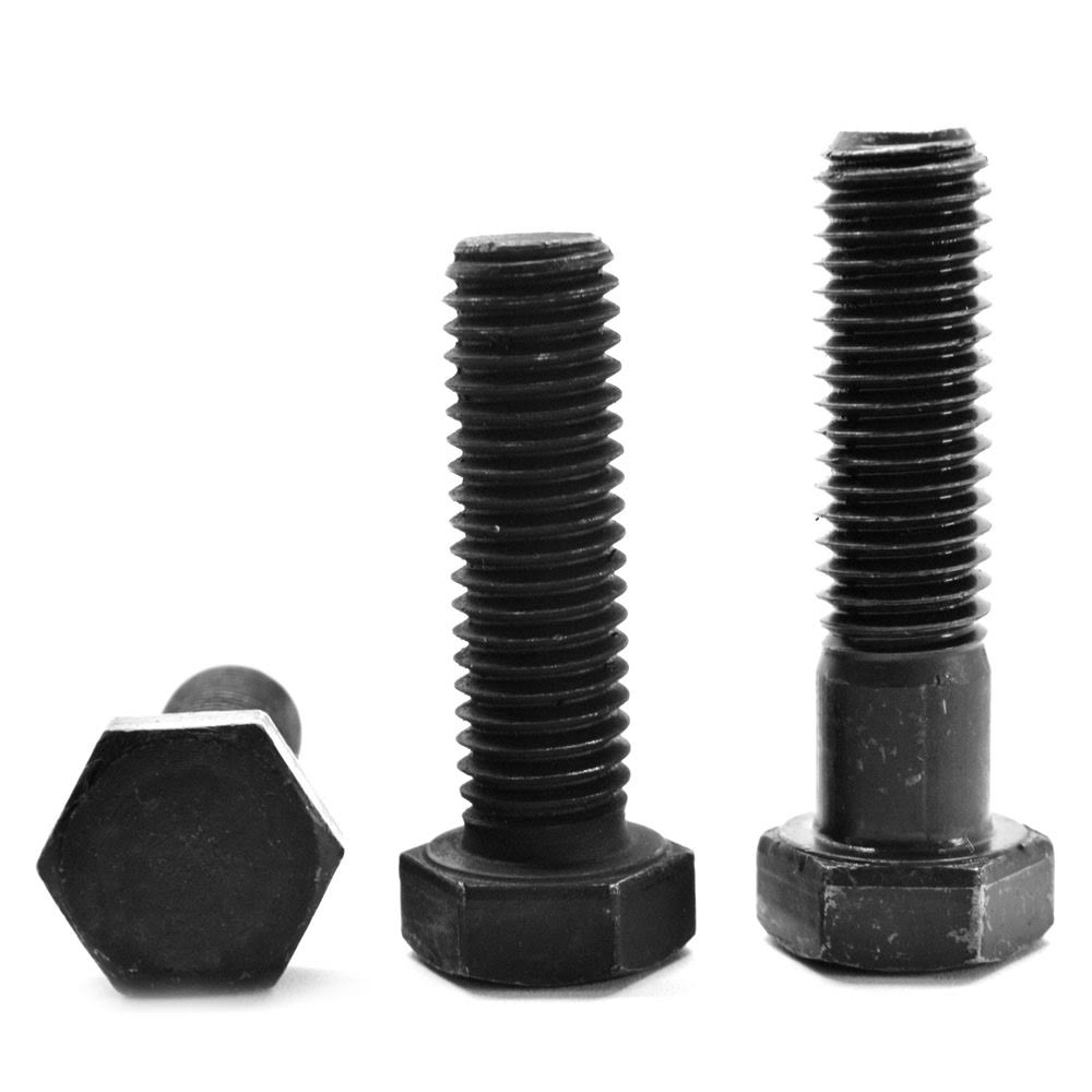 1 1/8x22-7 x 6x22 Coarse Thread Grade 5 Hex Cap Screw Medium Carbon Steel Black Oxide E1628