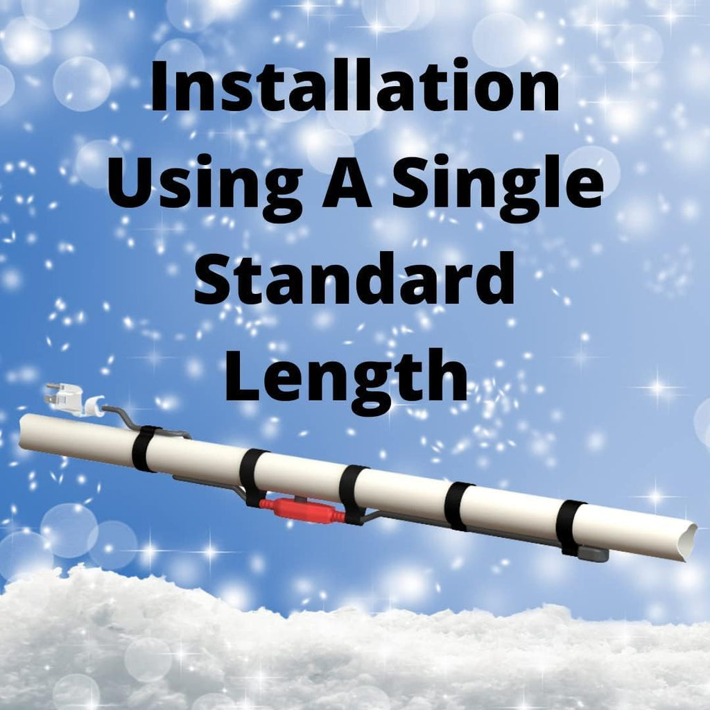 40 Ft Self-adhesive Pipe Freeze Protection Cable 120V Pack of 2 K50404