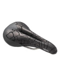 Black Textured Leather Bike Saddle V659