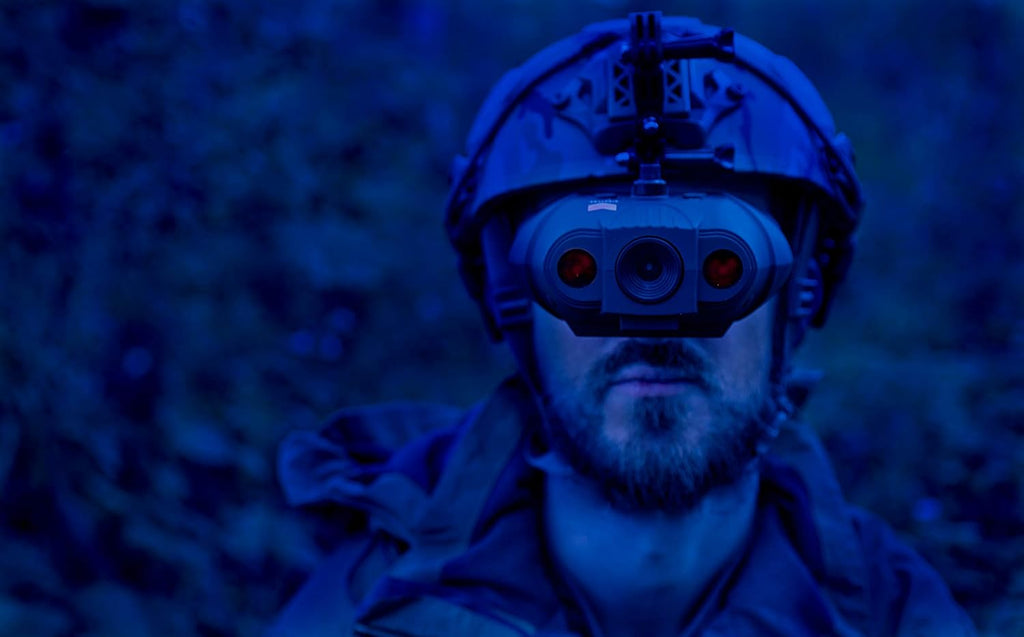 Night Vision Goggles Digital Infrared 1x Magnification 75yd Range Rechargeable Battery A6661