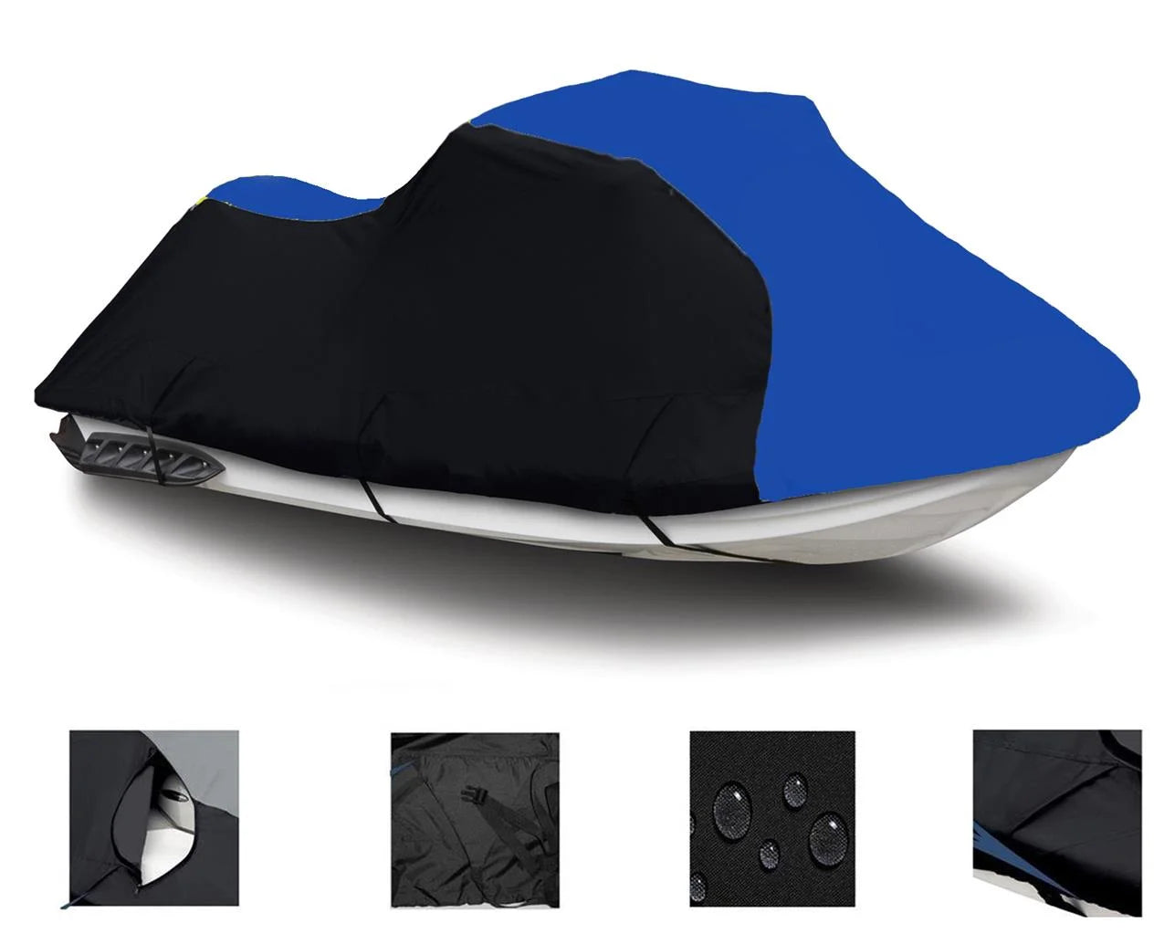 Black Blue Heavy-Duty 600 Denier PWC Cover T406