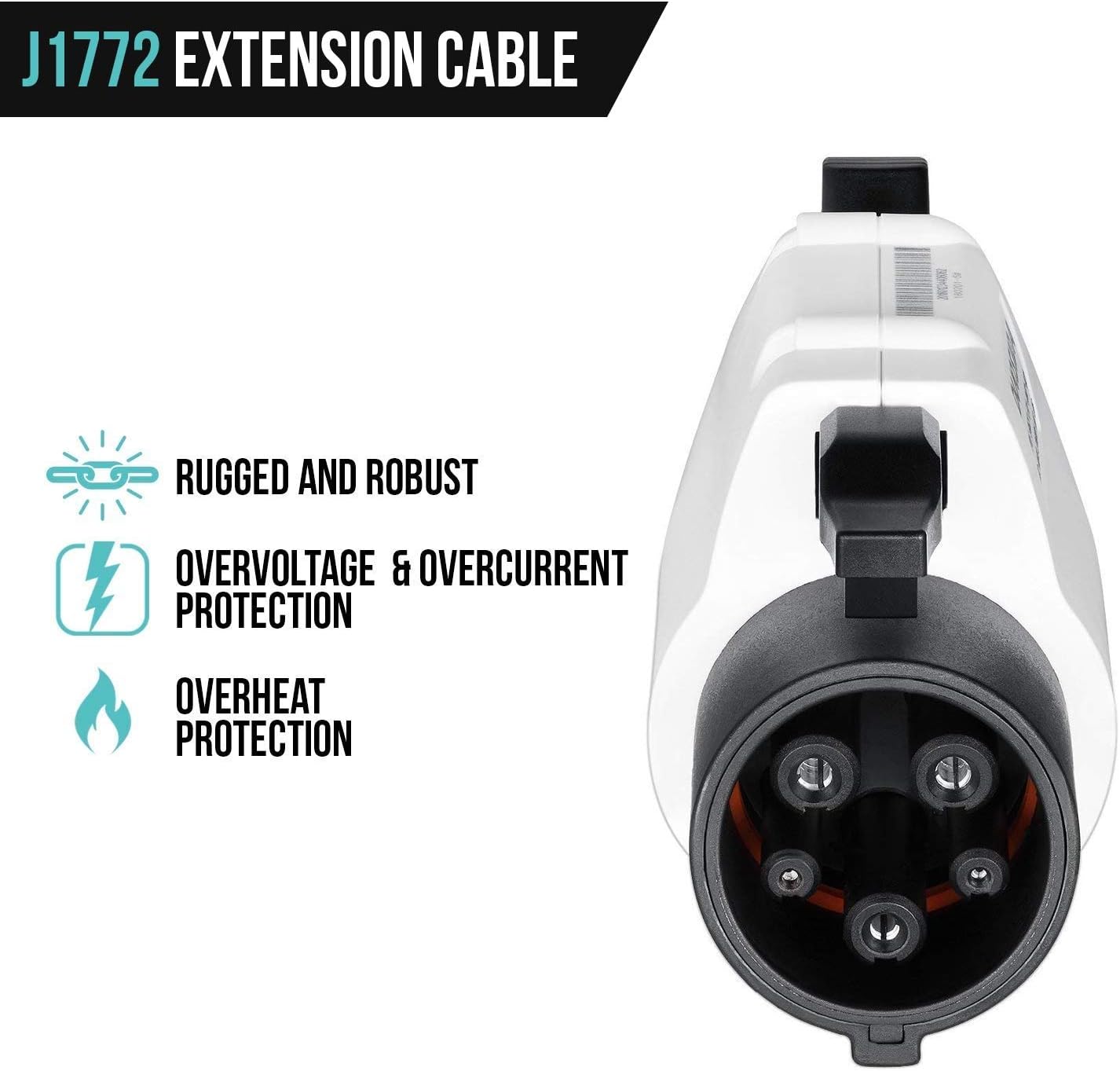 J1772 Extension Cable 40ft/12m for EV Chargers L15843
